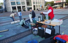Der Umzug in vollem Gange