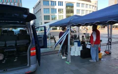 Der Umzug in vollem Gange